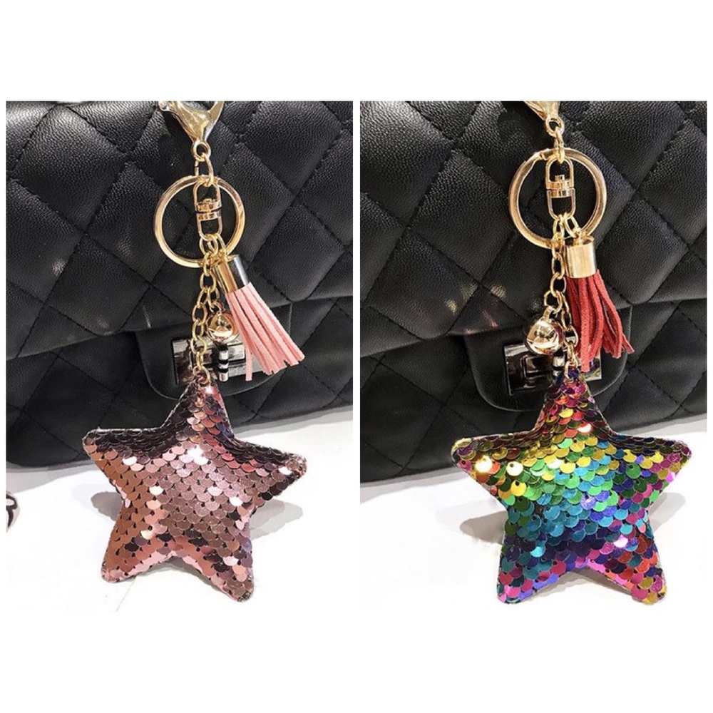 Keychains Star with Tassel - Picture 1 of 3